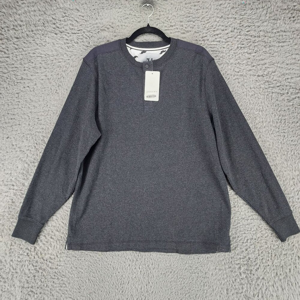 American Heritage Sweater Mens Medium Black Long Sleeve Pullover *NWT*